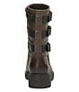 Color:Dark Dune - Image 5 - Cheviss Leather Buckle Strap Lug Sole Moto Boots
