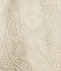 Color:Whisper White - Image 4 - Embroidered Square Neck Short Flutter Sleeve Top