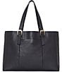 Lucky Brand Emma Leather Tote Bag, Color:Black - Image 2