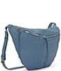 Color:Blue - Image 4 - Feyy Leather Sling Bag