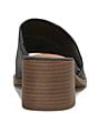Color:BLACK - Image 3 - Jamira Asymmetrical Leather Mules