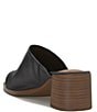 Color:BLACK - Image 4 - Jamira Asymmetrical Leather Mules