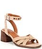 Color:Smoke Grey - Image 1 - Jathan Braided Leather Bead Detail Sandals