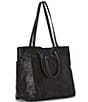 Lucky Brand Jema Braided Strap Tote Bag, Color:Black - Image 4