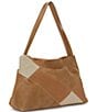 Color:Barley Patchwork - Image 4 - Jema Leather Patchwork Shoulder Bag