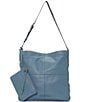 Color:Coronet Blue - Image 1 - Kora Leather Shoulder Bag