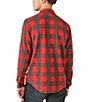 Color:Red Multi - Image 2 - Long Sleeve Plaid Knit Buffalo Shirt