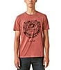 Color:Fired Bright Red - Image 1 - Lucky Workwear Graphic T-Shirt