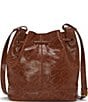 Lucky Brand Luna Leather Bucket Bag, Color:Nutshell - Image 2