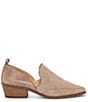 Color:Hazel - Image 2 - Mahzan Leather Side Slit Pointed Toe Loafers