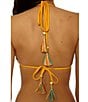 Lucky Brand Ocean Wave Pucker Texture Triangle Swim Top & Tie Side Hipster Swim Bottom - Image 2