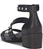Color:BLACK - Image 3 - Piah Studded Heeled Sandals