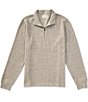 Lucky Brand Quarter Zip Textured Double Jacquard Pullover - Image 1