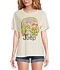 Color:Bridal Blush - Image 1 - Rainbow Jeep Crew Neck Short Sleeve Tee Shirt