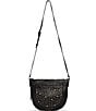 Lucky Brand Remi Studded Crossbody Bag, Color:Black - Image 1