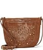 Lucky Brand Remi Studded Crossbody Bag, Color:Honey Brown - Image 1