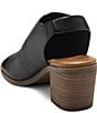Color:Black - Image 4 - Rhazy Leather Slingback Heels
