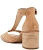 Color:Dusty Sand - Image 4 - Sabeni Leather Block Heel Sandals