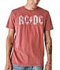 Color:Brick Red - Image 1 - Short Sleeve ACDC Bolt T-Shirt