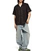 Lucky Brand Short Sleeve Bandana Camp Collar Shirt - Image 4