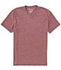 Color:Port Royal - Image 1 - Short Sleeve Burnout V-Neck T-Shirt
