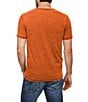 Color:Bossa Nova - Image 2 - Short Sleeve Burnout V-Neck T-Shirt