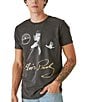 Color:Jet Black - Image 1 - Short Sleeve Elvis Signature T-Shirt