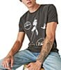Color:Jet Black - Image 3 - Short Sleeve Elvis Signature T-Shirt