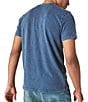 Color:Ensign Blue - Image 2 - Short Sleeve Ford Mustang Graphic T-Shirt