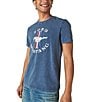 Color:Ensign Blue - Image 3 - Short Sleeve Ford Mustang T-Shirt