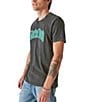 Color:Jet Black - Image 3 - Short Sleeve Gothic Lucky T-Shirt