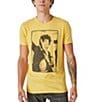 Color:Misted Yellow - Image 1 - Short Sleeve Jimi Hendrix T-Shirt