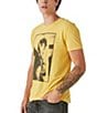 Color:Misted Yellow - Image 3 - Short Sleeve Jimi Hendrix T-Shirt