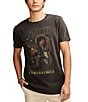 Color:Jet Black - Image 1 - Short Sleeve Jimi Hendrix T-Shirt