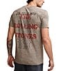 Color:Heather Grey - Image 2 - Short Sleeve Rolling Stones T-Shirt
