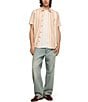 Lucky Brand Striped Short Sleeve Linen-Blend Shirt - Image 3