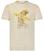 Color:Silver Birch - Image 1 - Surf Bear Short Sleeve Graphic T-Shirt