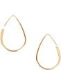 Color:Gold - Image 1 - Threader Hoop Earrings