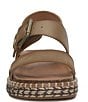 Color:Breen - Image 5 - Umora Espadrille Leather Platform Sandals