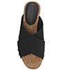 Color:Black - Image 6 - Valmai Canvas Wedge Sandals