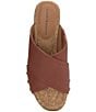 Color:Henna - Image 6 - Valmai Leather Studded Wedge Sandals