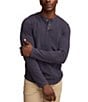 Lucky Brand Weekend Henley Neck Long Sleeve Slub Jersey T-Shirt, Color:Inkling - Image 1