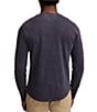 Lucky Brand Weekend Henley Neck Long Sleeve Slub Jersey T-Shirt, Color:Inkling - Image 2