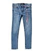 Color:Ada Wash - Image 1 - Big Girls 7-16 Zoe Mid-Rise Stretch Skinny Jeans