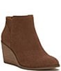 Color:Roasted - Image 1 - Zorla Suede Wedge Booties