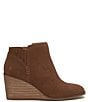 Color:Roasted - Image 2 - Zorla Suede Wedge Booties