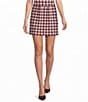 Lucy Paris Andy Check Knit Coordinating Mini Skirt - Image 1