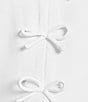 Lucy Paris Clemetine Square Neck Sleeveless Bow Front Vest, Color:White - Image 4