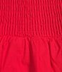 Lucy Paris Hazel Square Neck Sleeveless Smock Drop Waist Dress, Color:Red - Image 3