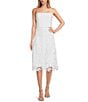 Color:White - Image 3 - Jolie Lace Square Neck Coordinating Sleeveless Top